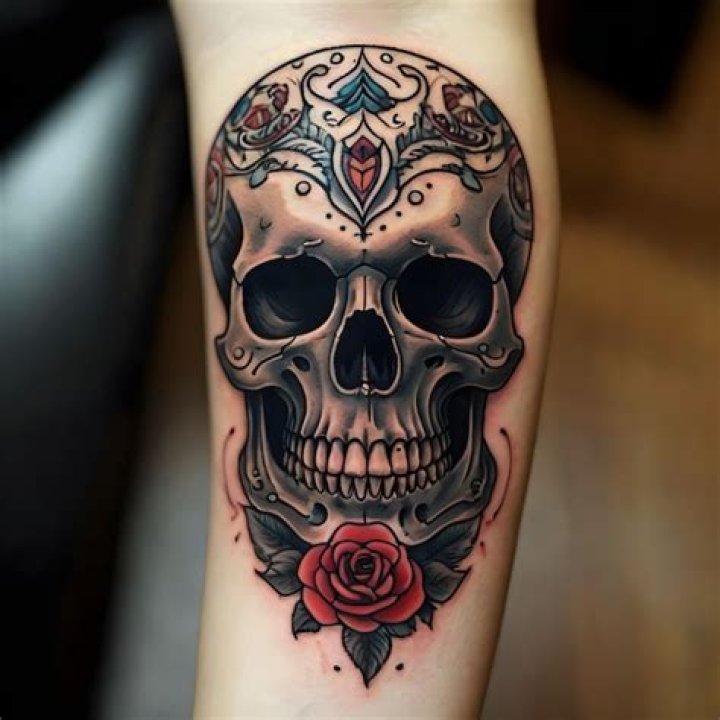 Intriguing Skull Tattoos