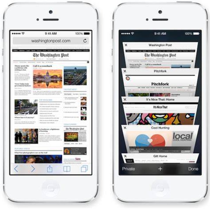 iOS 7 Safari