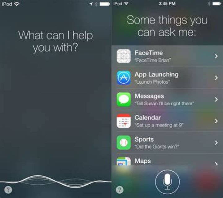 iOS 7 Siri