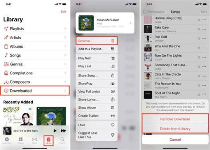 ios apple music delete playlist