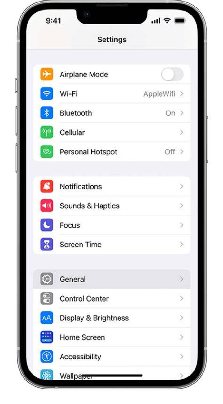 iphone settings iphone settings