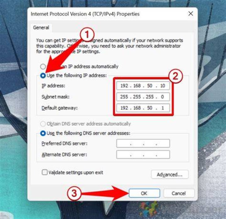 IPv4 properties not working in Windows 10, 7
