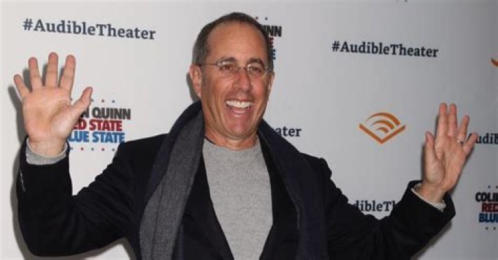 Jerry Seinfeld looking defensive