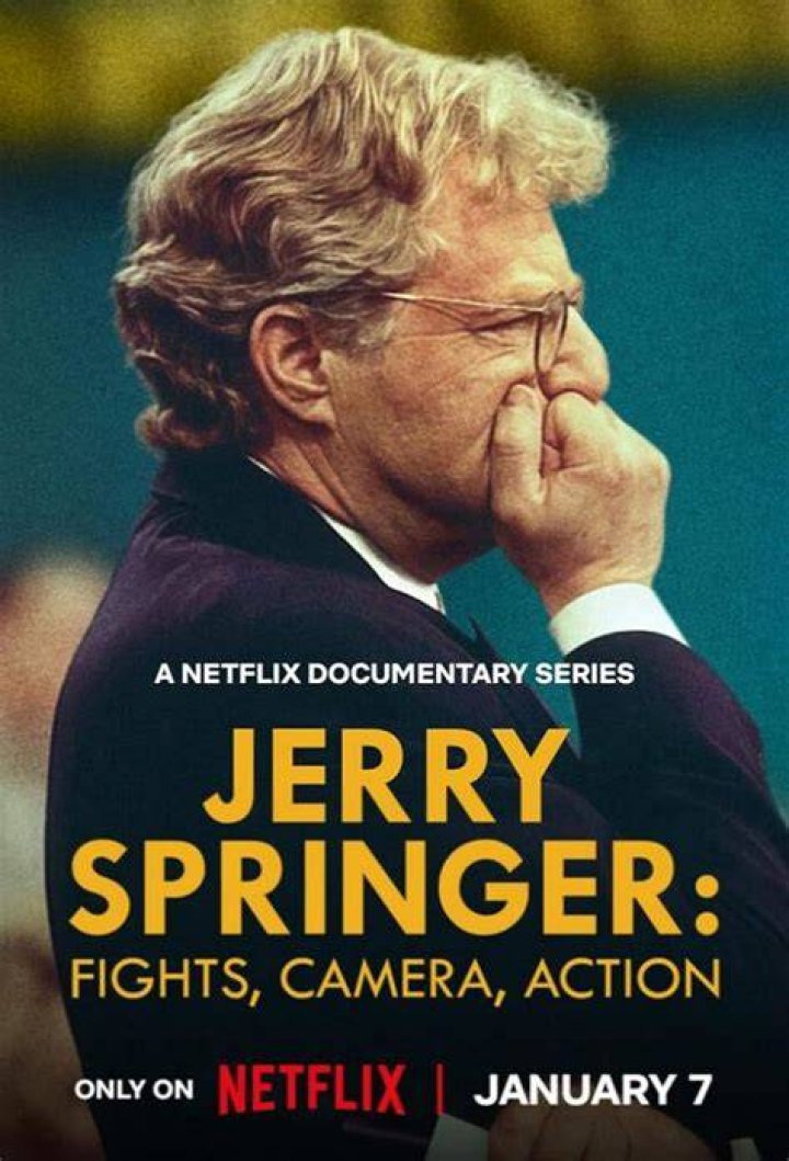 Jerry Springer wearing glasses