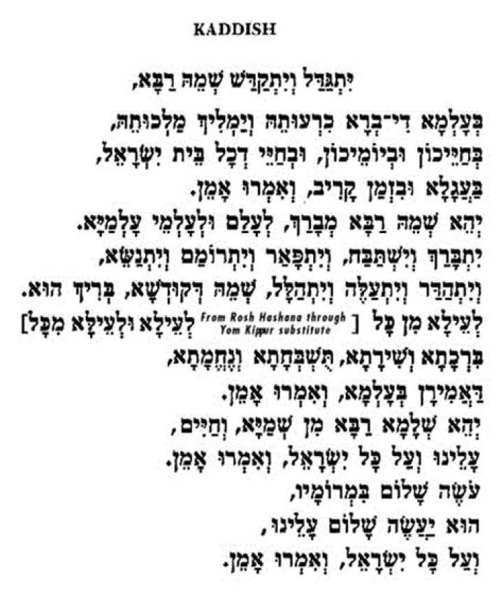 Kaddish for a Cardinal
