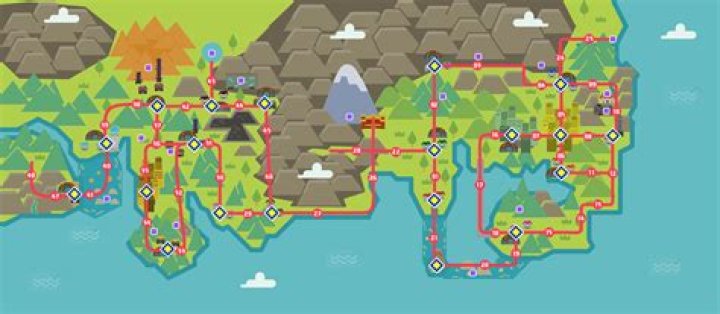 Kanto and Johto's Town Map