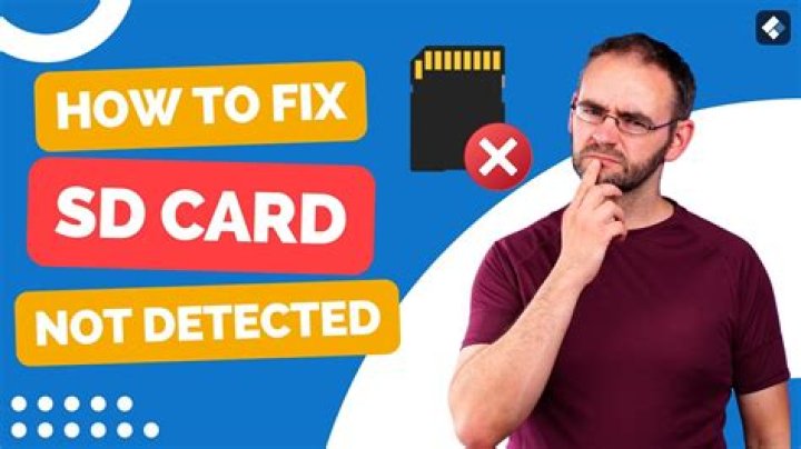 Kingston SD card not recognized