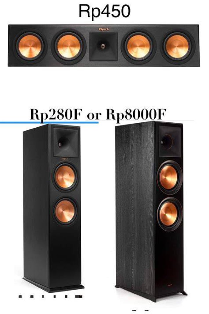Klipsch RP-280F tower speakers Klipsch RP-280F - Black friday tower speakers