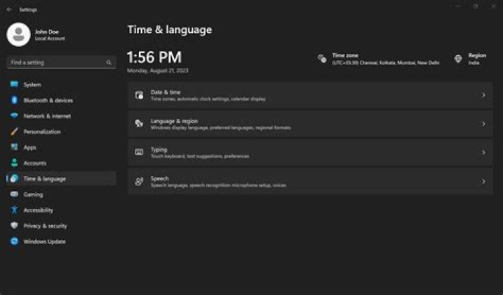 Language & region to fix itunes not opening windows 11