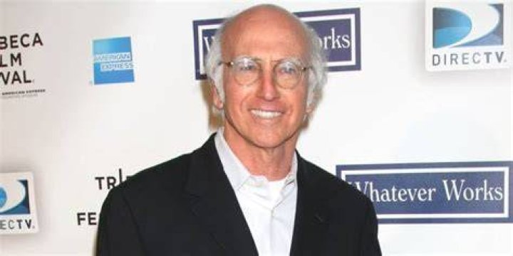 Larry David on the red carpet