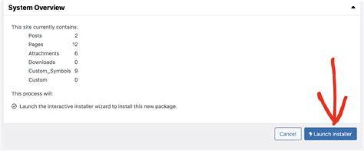 launch installer