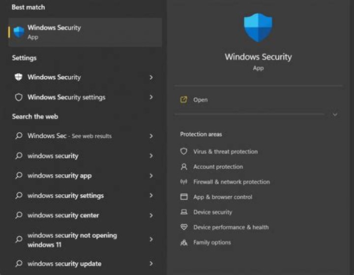 Launch Windows Security to fix NSIS error in Windows 11