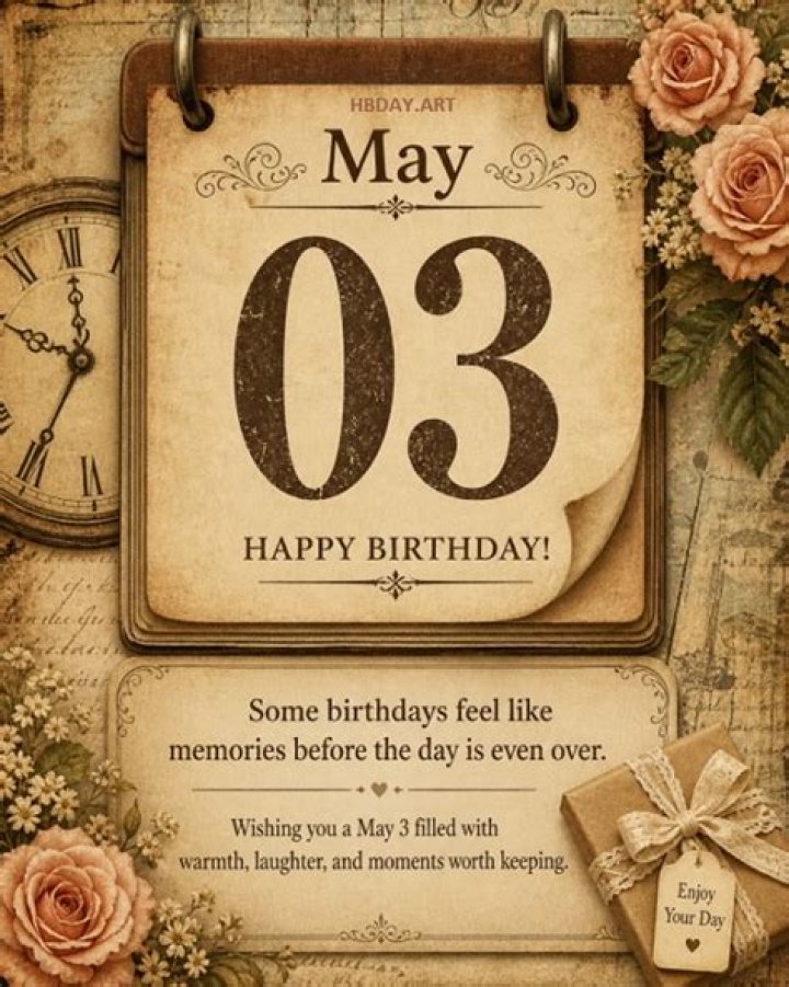 may 3 birthday
