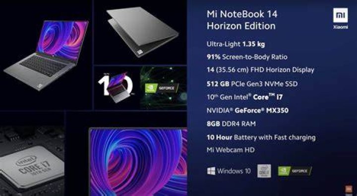 MI Notebook 14 Horizon stickering MI Notebook 14 Horizon stickering