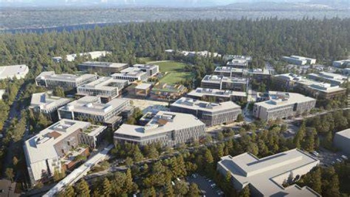 Microsoft Redmond campus in an Artist rendering