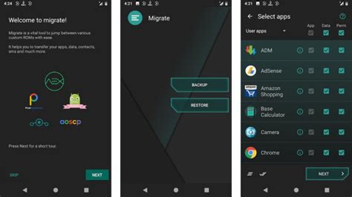 Migrate screenshot Migrate - best root apps for android