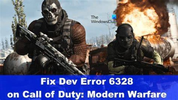 modern warfare errors