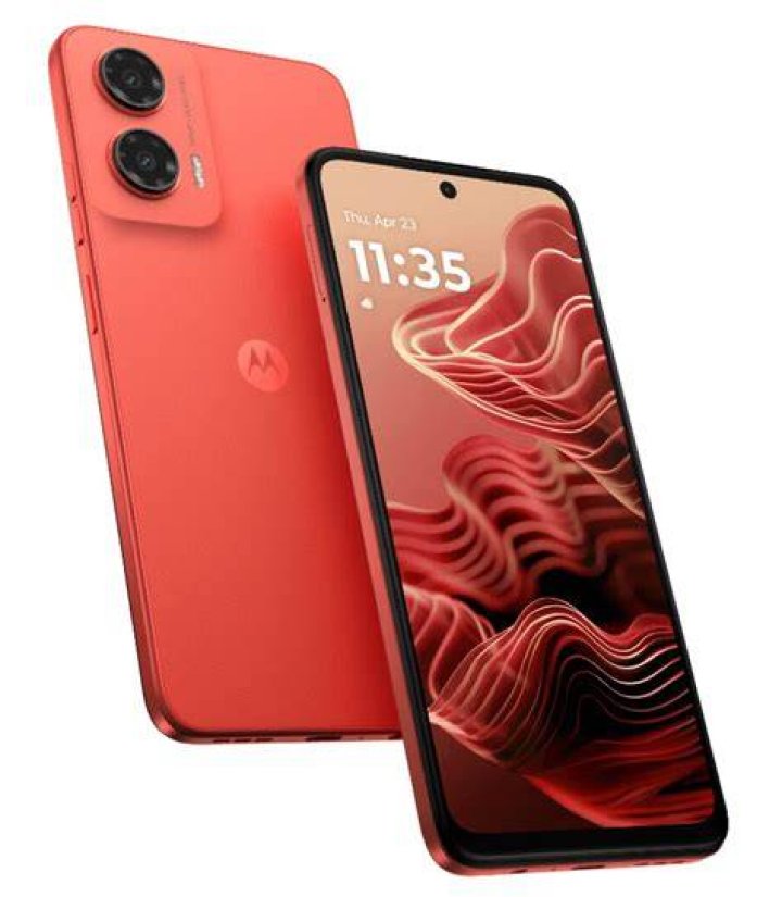 moto g 5g macro red and yellow flower