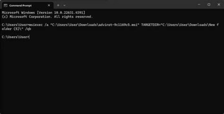 msiexec /unreg cmd