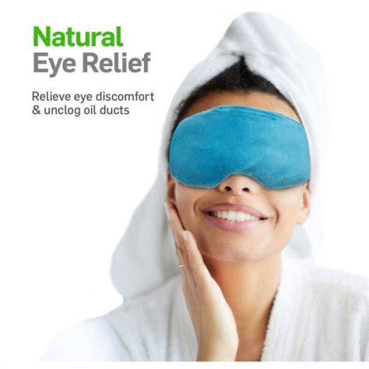 NatraCure Microwavable Weighted Warming Eye Pillow Mask