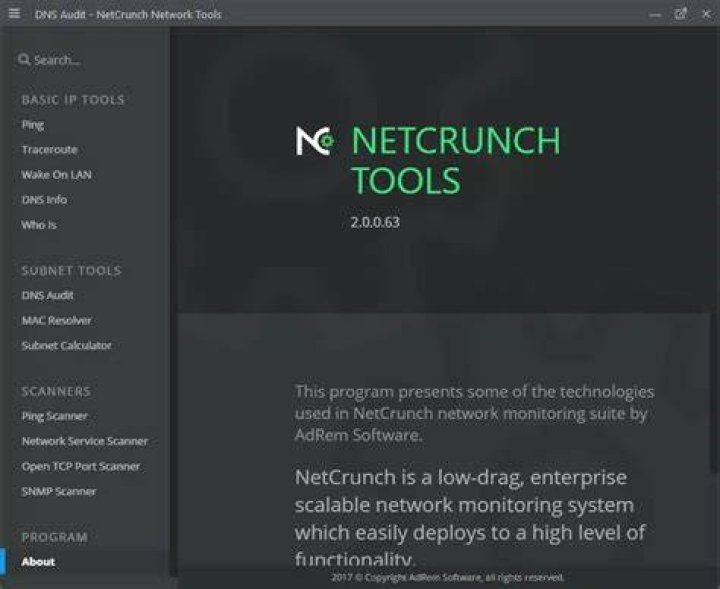 NetCrunch Tools for Windows helps network administrators perform daily tasks