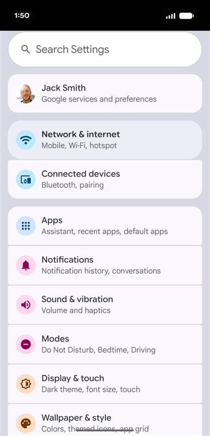 choose Network & Internet Network & Internet
