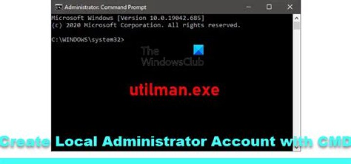 new user cmd administrator