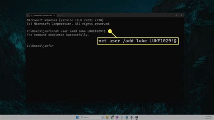 new user cmd