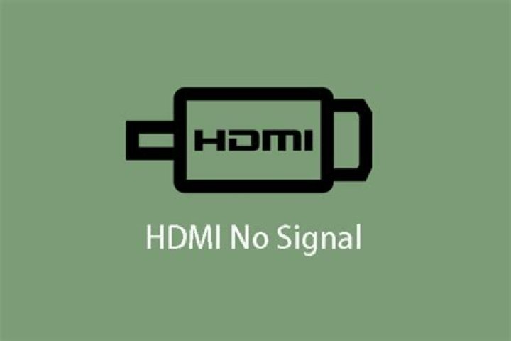 no HDMI signal