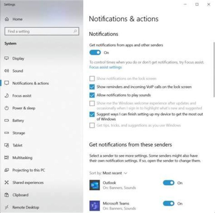 Notification settings Windows 10 Notifications settings Windows 10 - Browser doesn't support desktop notifications