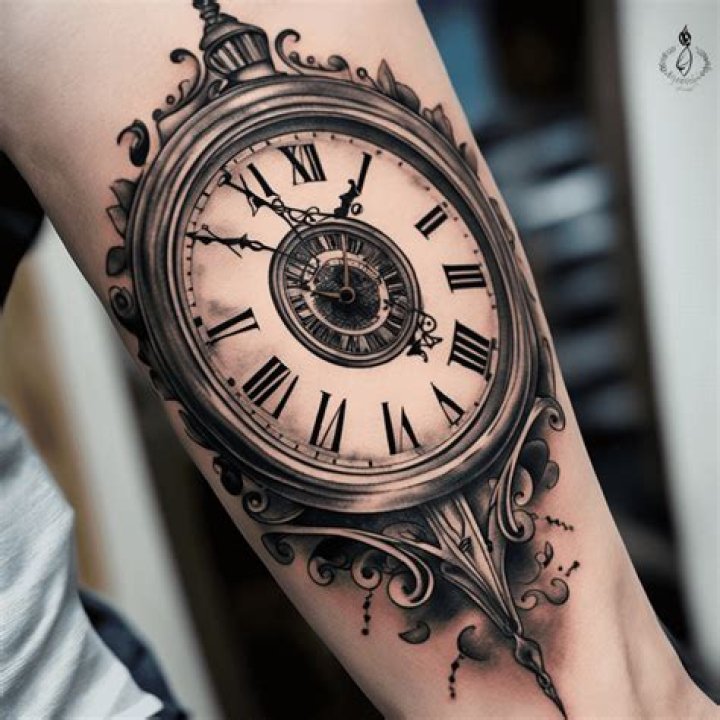 Old Clock Tattoo Clock Tattoo Sleeve Clock Tattoo Des vrogue.co