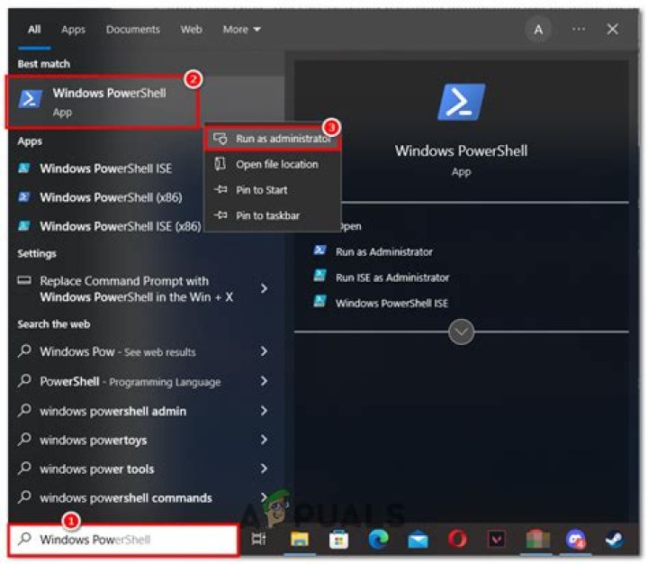 opening windows powershell