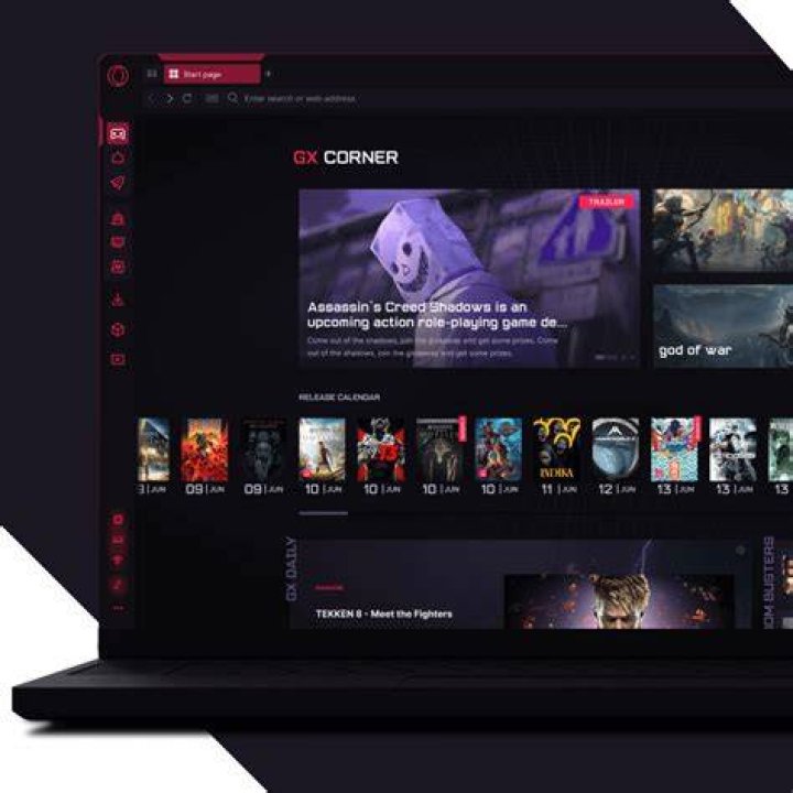 Opera GX Corner - gaming browser