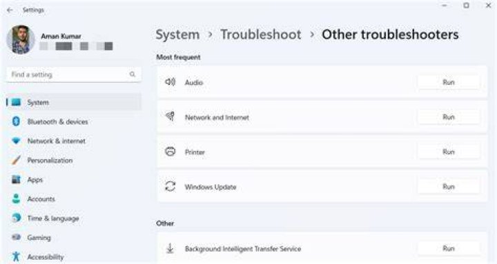 Other troubleshooters