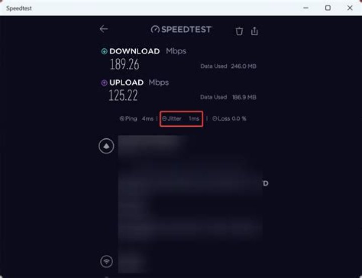 Packet loss test Speedtest by Ookla