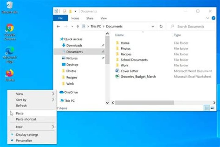 Paste the file