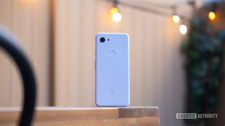 Pixel 3a back on table Pixel 3a back on table