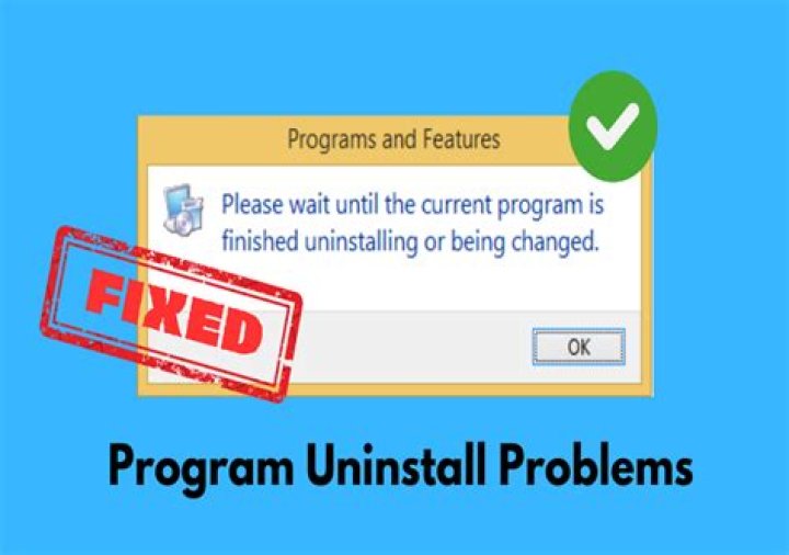 Please wait until current program finished uninstalling