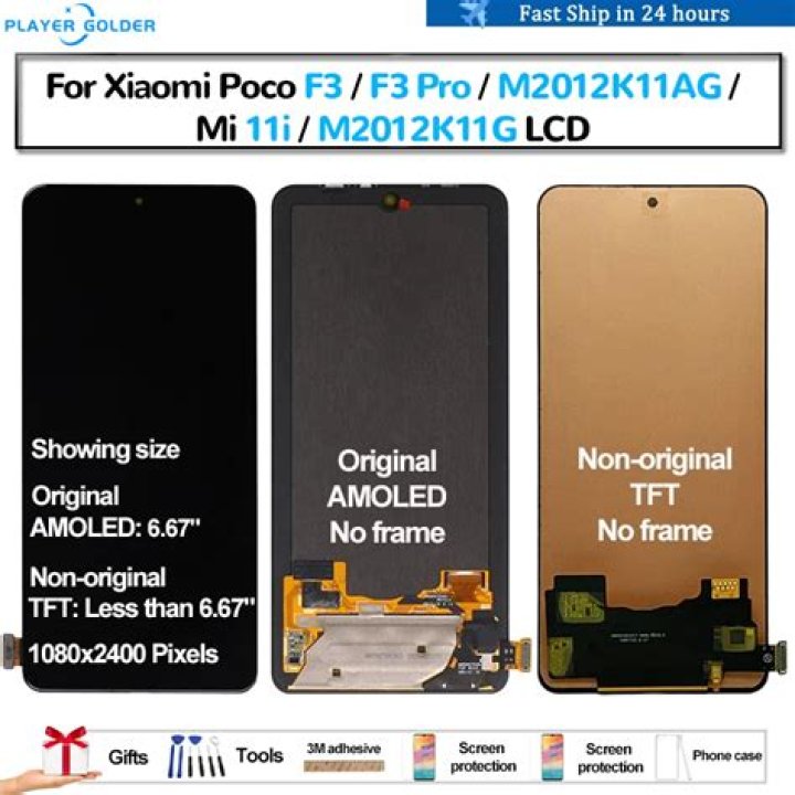 Poco F2 Pro Display with the home screen Poco F2 Pro Display with the home screen