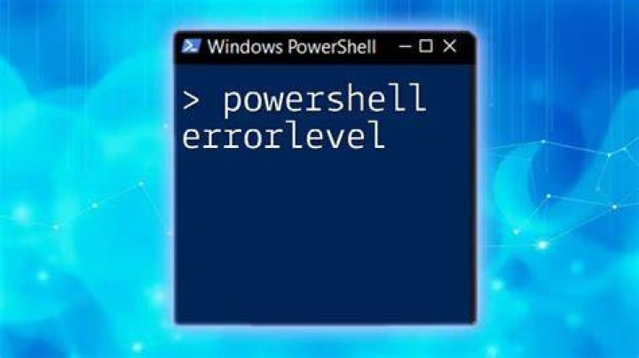 powershell error