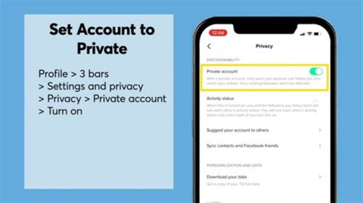 privacy settings TikTok privacy settings TikTok