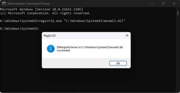 The regsvr command regsvr32 command unityplayer.dll