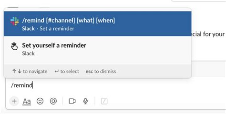 /remind list command slack how to create, edit and delete reminders