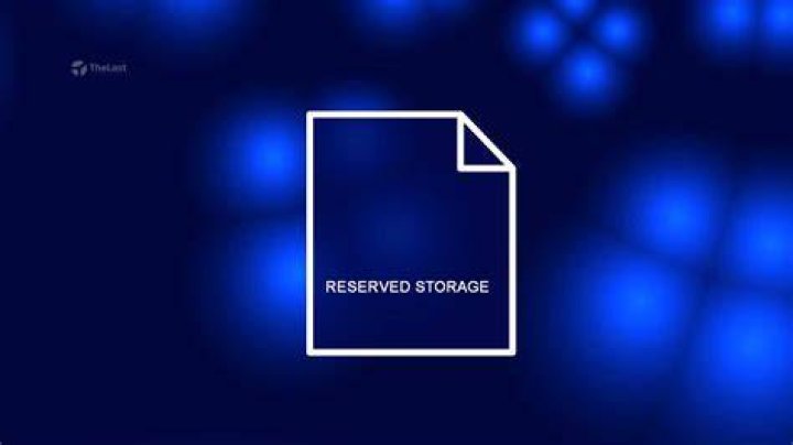 reserved storage becomes optional feature