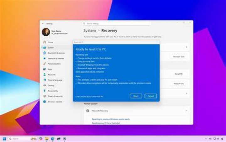 Reset Windows 11 to fix srttrail.txt windows 11