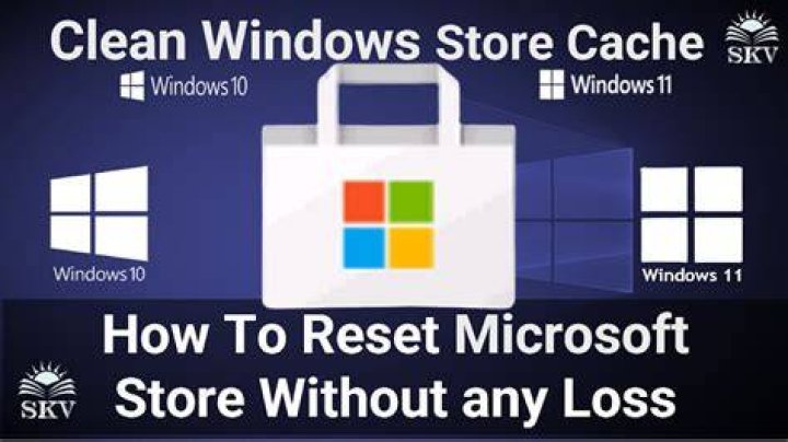 type wsreset and press Enter reset windows store cache