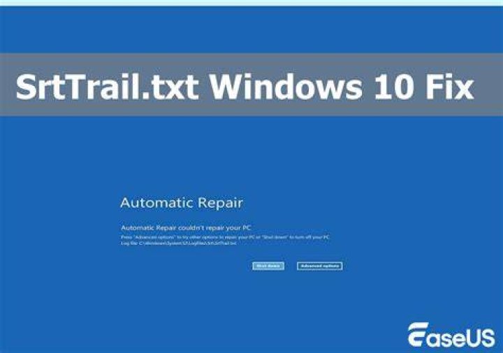 Run command to fix srttrail.txt windows 11
