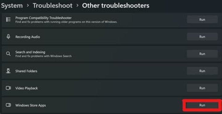 Run troubleshoot.