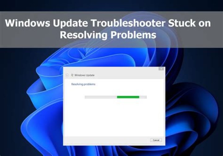 run troubleshooter for updates