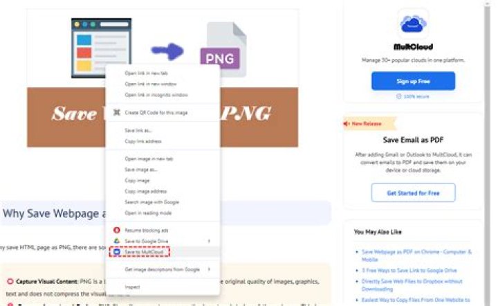 Save webpage to PC.